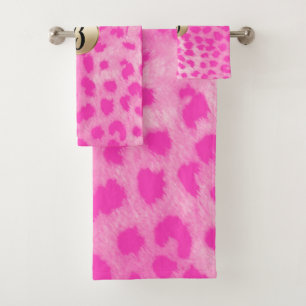 Monograma Chic con Estampado de Guepardo Leopardo