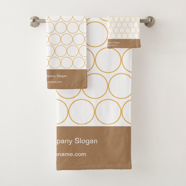 Monograma Clásico Elegante Mínimo Blanco y Café (In situ)