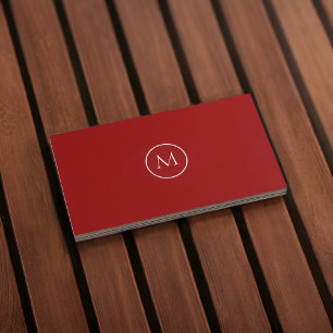 Monograma Código Qr Tarjeta de presentación Firebr