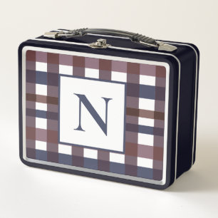 Monograma colorido con guarnición de búfalo