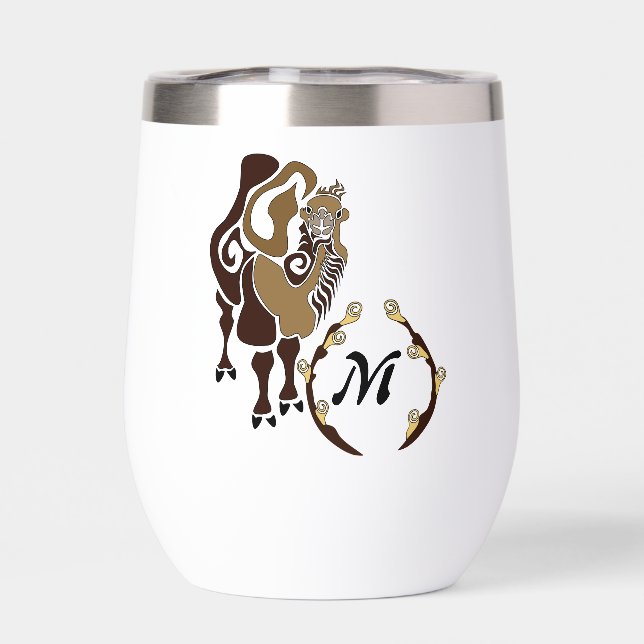 Monograma de camello bacteriano caprichoso (Trasero)