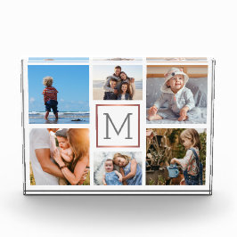 Monograma de Collage de fotos familiar