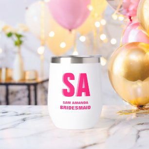 Monograma de doble sombra personalizada