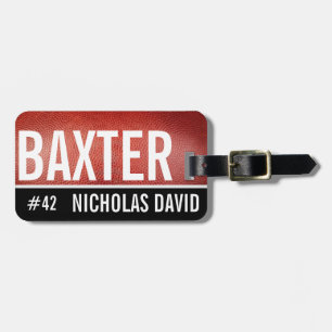 MONOGRAMA de encargo de la etiqueta del equipaje