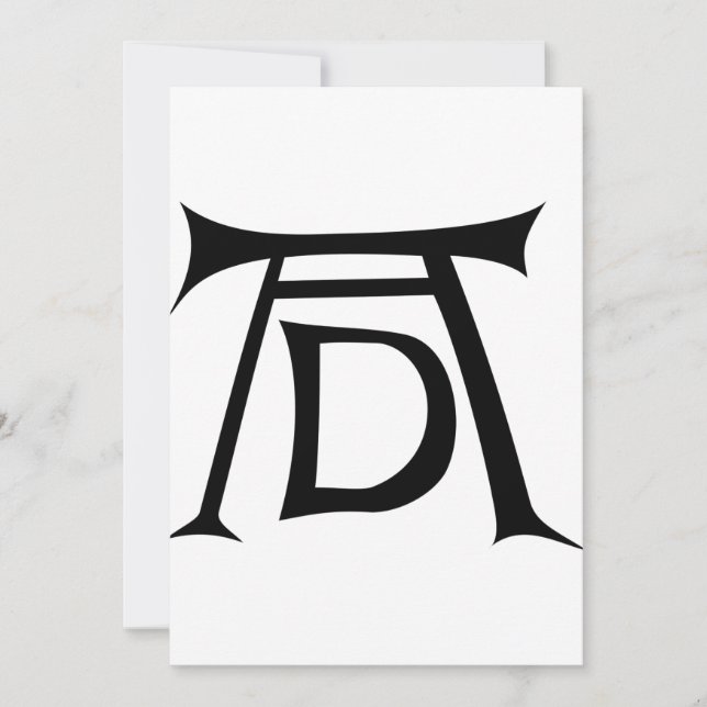 Monograma de firma Albrecht Durer (Anverso)