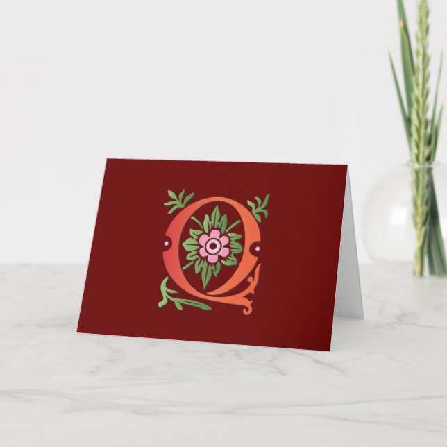 Monograma de Fleur-de-lis Q (Anverso)