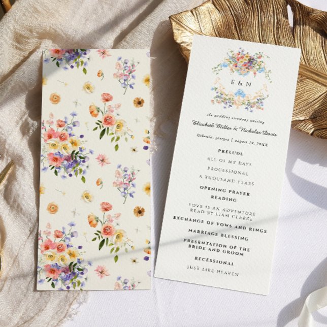 Monograma de flor silvestre | Programa Ornate Boho (Subido por el creador)
