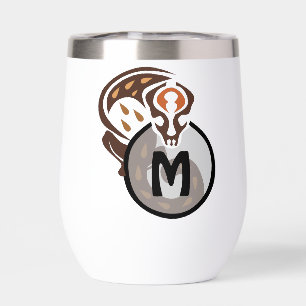 Monograma de gatos tribales malasios