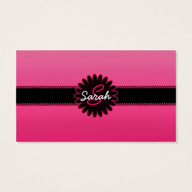 Monograma de gradiente rosa (Atrás)