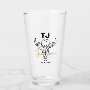 Monograma de Groomsmen personalizado del país