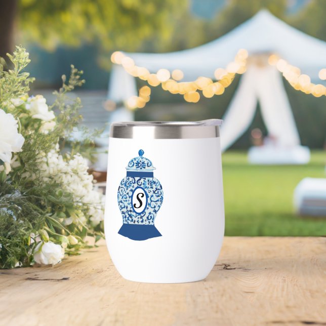 Monograma de Jar Jar Jar Blue Ginger (Boda)