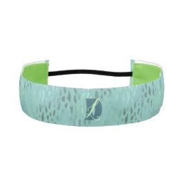 Monograma de la banda de la cabeza no deslizante d