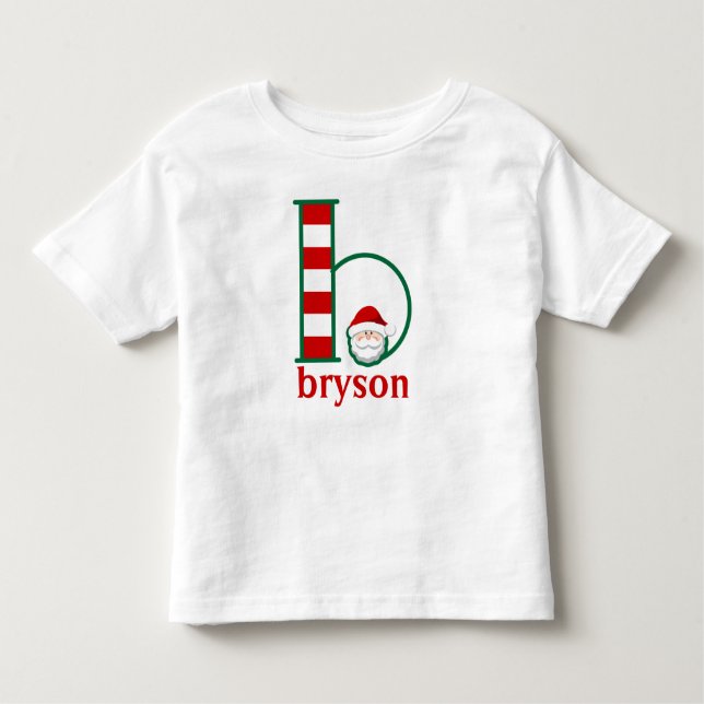 Monograma de la camiseta de los niños de Santa Nav (Anverso)