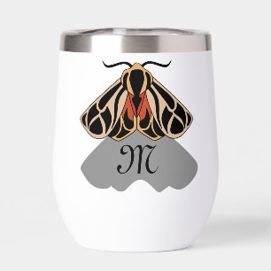 Monograma de la polilla tribal del tigre