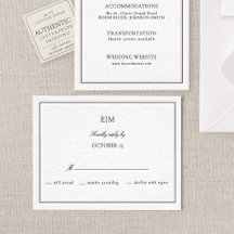 Monograma de la Propiedad | Boda con Letra Elegant