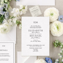 Monograma de la Propiedad | Boda de Letra Formal
