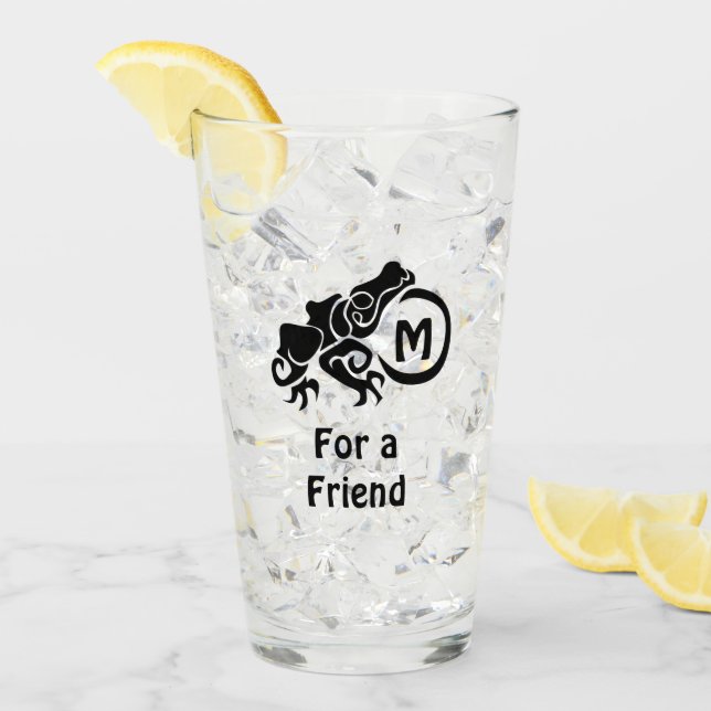 Monograma de la rana tribal Wick (Anverso (hielo))