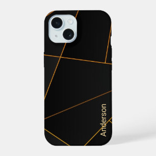 Monograma de línea retro elegante moderna