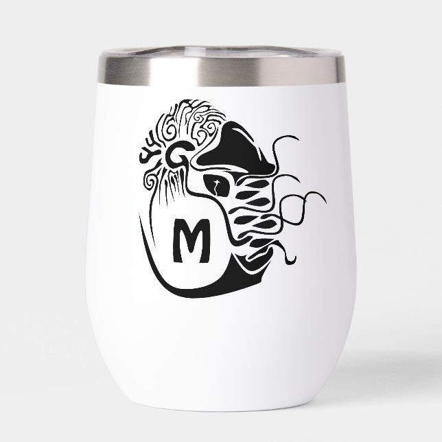 Monograma de Nautilus Cromado Primitivo (Trasero)