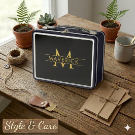 Monograma de nombre personalizado decorativo elega