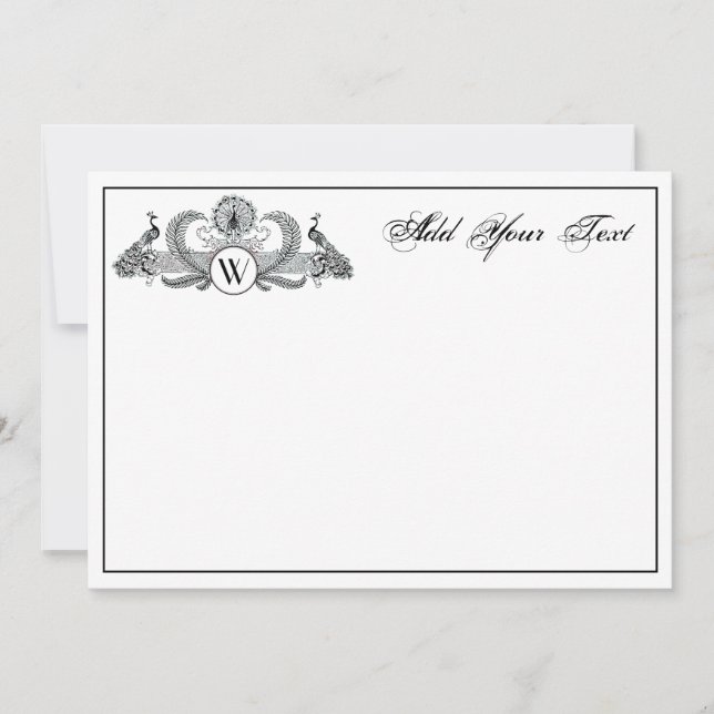 Monograma de pavos reales (Anverso)