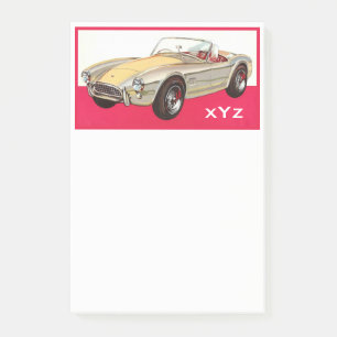 Monograma de personalizado de coches de época Nota