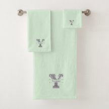 Monograma de plata inicial Y personalizado Su nomb