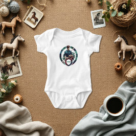 Monograma de Polo Ecuestre Clásico Preppy