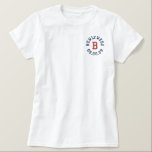 Monograma de recién casados con polo de fecha<br><div class="desc">Los Regalos de Monograma tienen una enorme selección de sellos de correo USPS personalizables, pegatinas de sello para sobres, tarjetas de felicitación, camisetas, gorras, botones, imanes y mucho más. Estos monogramas son geniales para enviar invitaciones a bodas, invitaciones a la Fiesta del Aniversario, anuncios de graduación y fiestas de cumpleaños...</div>