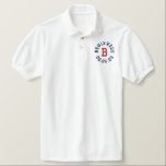 Monograma de recién casados con polo de fecha<br><div class="desc">Los Regalos de Monograma tienen una enorme selección de sellos de correo USPS personalizables, pegatinas de sello para sobres, tarjetas de felicitación, camisetas, gorras, botones, imanes y mucho más. Estos monogramas son geniales para enviar invitaciones a bodas, invitaciones a la Fiesta del Aniversario, anuncios de graduación y fiestas de cumpleaños...</div>