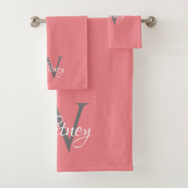 Monograma de script inicial personalizado por pers