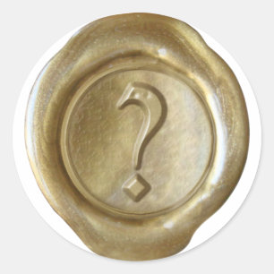 Monograma de sello de cera - Oro - Inglés antiguo