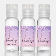 Monograma de unicornio Purpurina y espuma