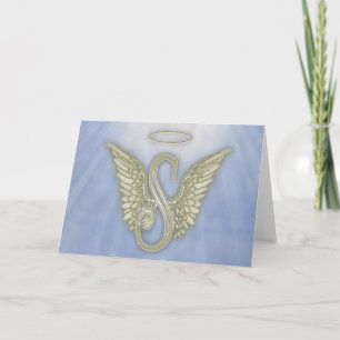 Monograma del ángel de la letra S