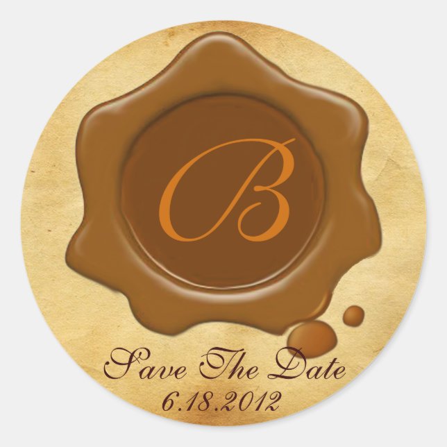 Monograma del PARCHE DE SELLO DE LA CERRADURA DE L (Anverso)