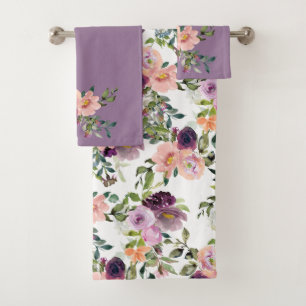 Monograma del patrón de Rosas de Lavanda Rosa Viol