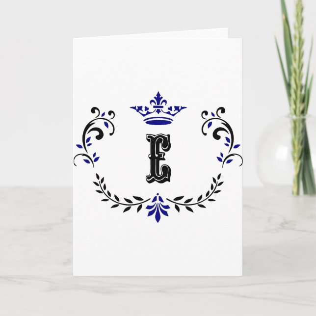 Monograma 'E' de la corona (Anverso)
