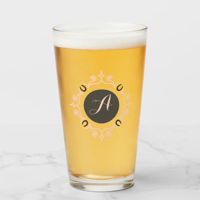 Monograma ecuestre Lucky Horse Shoe (Anverso (lleno))