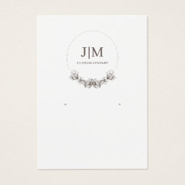 Monograma elegante de la pantalla de rodaje de joy