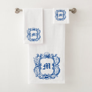 Monograma Elegante En Plantilla De Cartouche De La