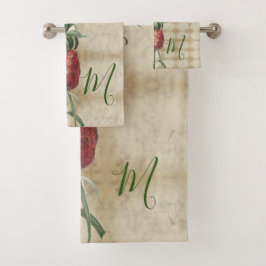 Monograma elegante tropical de piña