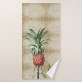 Monograma elegante tropical de piña