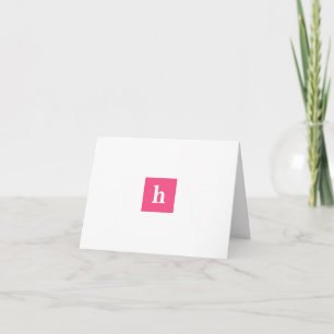 Monograma en rosa clásico personalizado