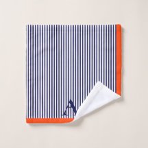 Monograma estilizado, estilizado, en tonos azules