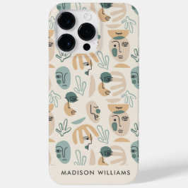 Monograma Estuche para iPhone de Funda moderno mín