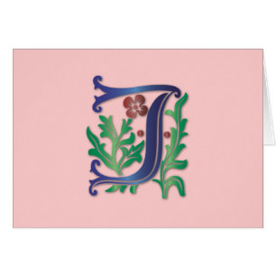 Monograma Fleur-de-lis J