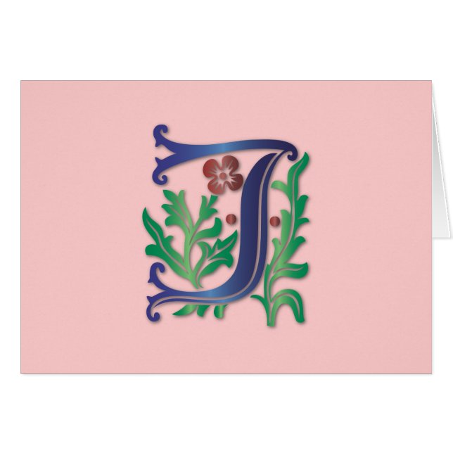 Monograma Fleur-de-lis J (Anverso (Horizontal))