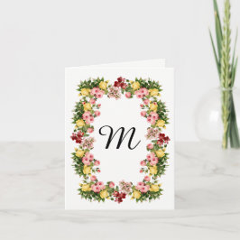 Monograma floral