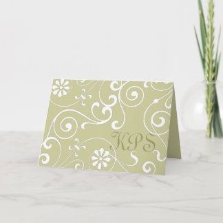 Monograma floral (luz)