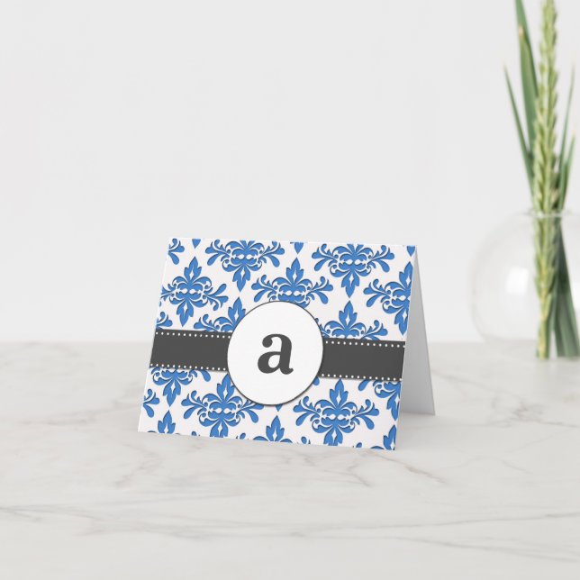 Monograma formal de damasco (Anverso)